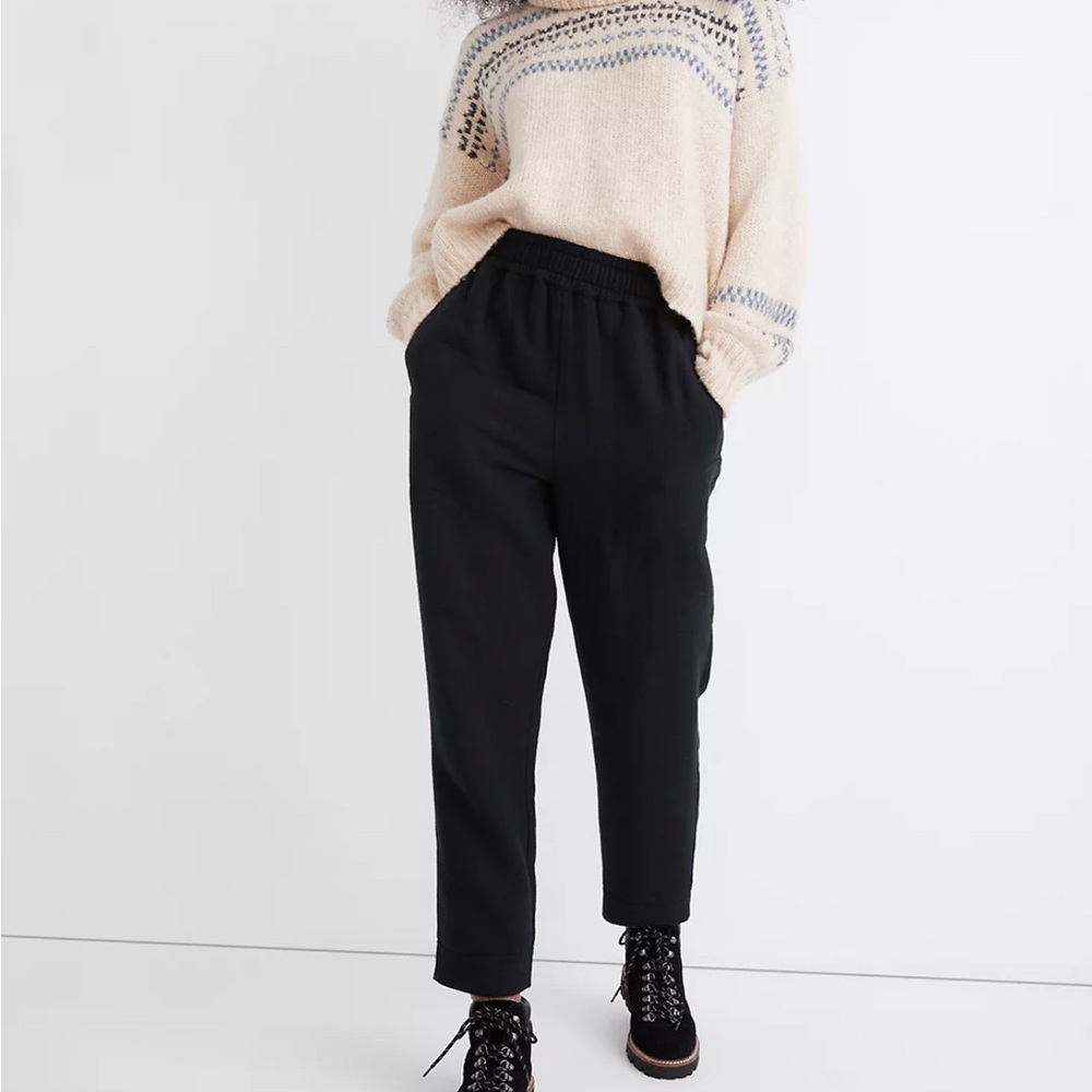 madewell waffle back pull on highrise taper